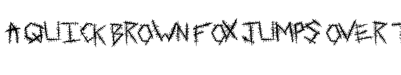 Preview of SewnTight Regular font