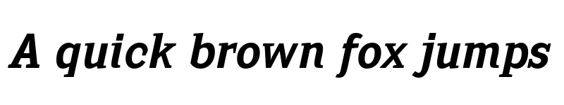 Preview of Sextan Bold Italic font