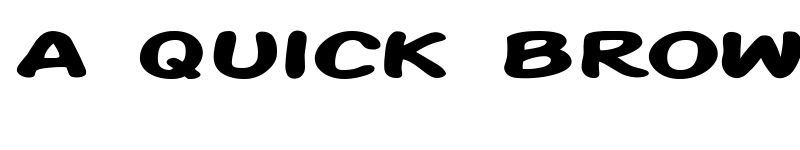 Preview of SF Action Man Extended Bold font