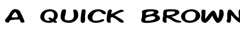 Preview of SF Action Man Extended Regular font