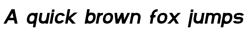 Preview of SF Arborcrest Heavy Oblique font