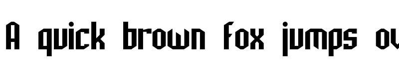 Preview of SF Archery Black Regular font