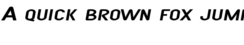 Preview of SF Atarian System Extended Italic font
