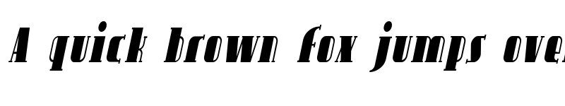 Preview of SF Avondale Cond Italic font