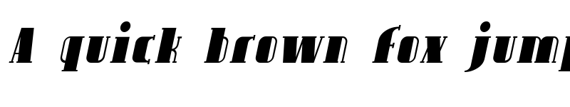 Preview of SF Avondale Italic font