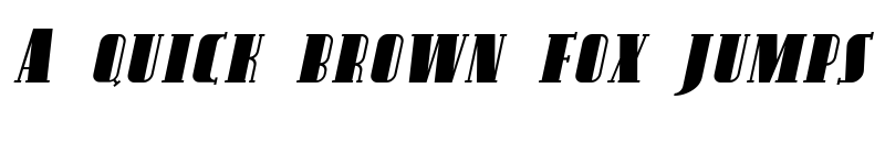 Preview of SF Avondale SC Italic font