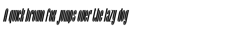 Preview of SF Baroquesque Condensed Oblique font