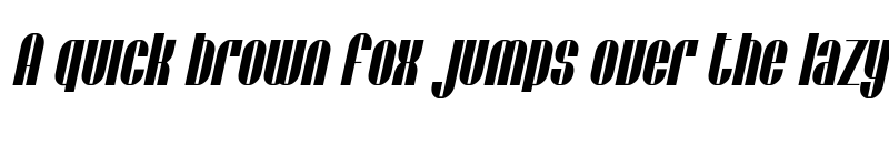 Preview of SF Baroquesque Extended Oblique font