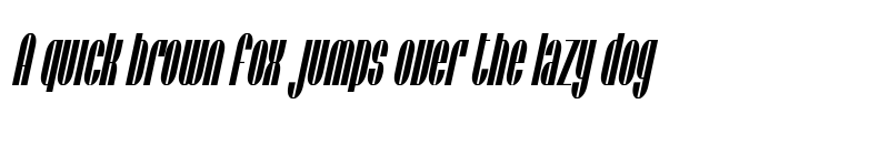 Preview of SF Baroquesque Oblique font