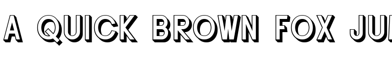 Preview of SF Buttacup Lettering Shaded Regular font