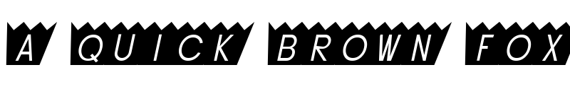 Preview of SF Buttacup Oblique font