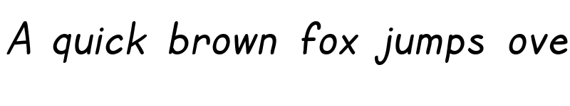 Preview of SF Cartoonist Hand Regular font