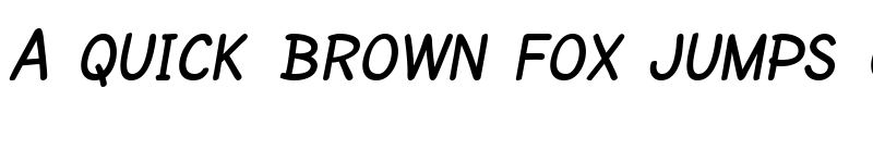 Preview of SF Cartoonist Hand SC Bold font