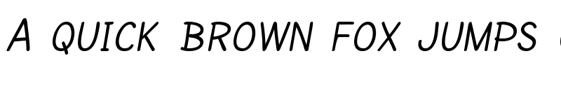 Preview of SF Cartoonist Hand SC Regular font