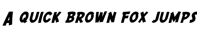 Preview of SF Comic Script Bold font