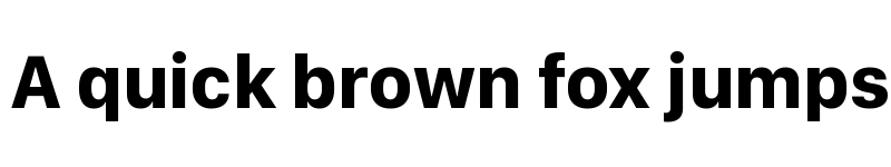 Preview of SF Compact Display Bold font