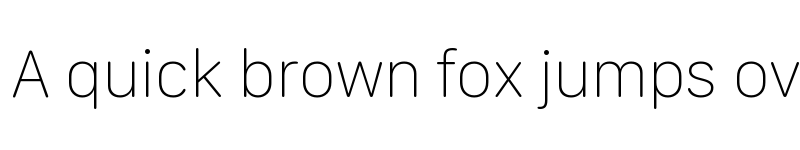 Preview of SF Compact Rounded Ultralight font