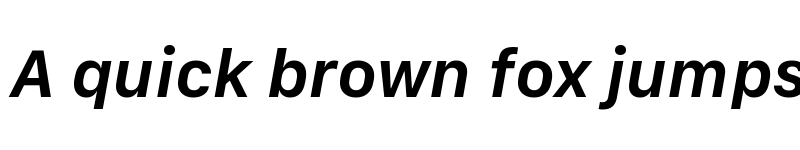 Preview of SF Compact Text Semibold Italic font