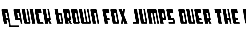 Preview of SF Cosmic Age Condensed Oblique font