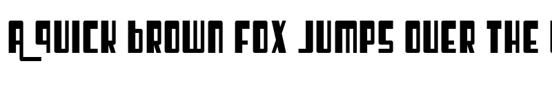 Preview of SF Cosmic Age Condensed Regular font