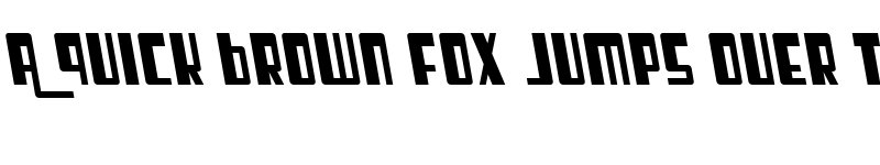 Preview of SF Cosmic Age Oblique font