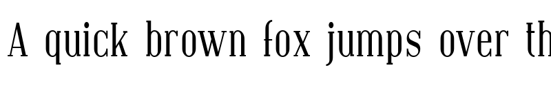 Preview of SF Covington Cond Regular font