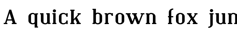 Preview of SF Covington Exp Bold font