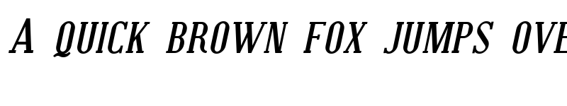 Preview of SF Covington SC Bold Italic font