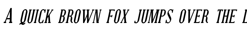 Preview of SF Covington SC Cond Bold Italic font