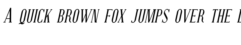 Preview of SF Covington SC Cond Italic font