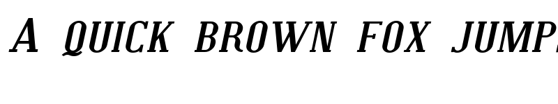 Preview of SF Covington SC Exp Bold Italic font