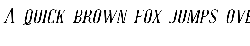 Preview of SF Covington SC Italic font