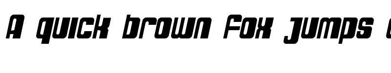 Preview of SF DecoTechno Bold Oblique font