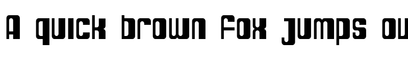 Preview of SF DecoTechno Condensed Regular font