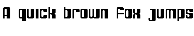 Preview of SF DecoTechno Regular font