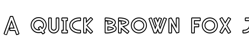 Preview of SF Diego Sans Outline Regular font