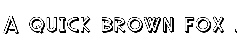 Preview of SF Diego Sans Shaded Regular font