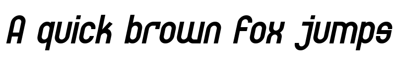 Preview of SF Eccentric Opus Bold Oblique font