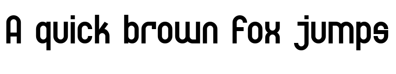 Preview of SF Eccentric Opus Bold font