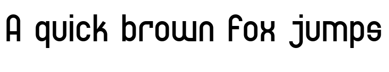 Preview of SF Eccentric Opus Regular font