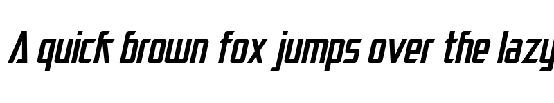 Preview of SF Electrotome Condensed Oblique font