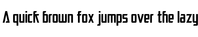 Preview of SF Electrotome Condensed Regular font