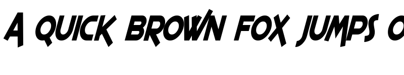 Preview of SF Espresso Shack Condensed Bold Italic font