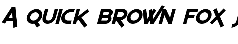 Preview of SF Espresso Shack Italic font