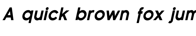 Preview of SF Florencesans Black Italic font