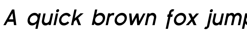 Preview of SF Florencesans Bold Italic font