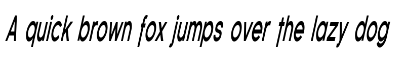 Preview of SF Florencesans Comp Bold Italic font