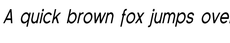 Preview of SF Florencesans Cond Italic font