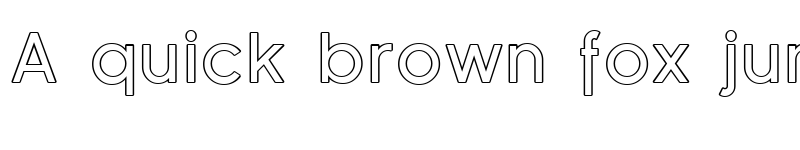 Preview of SF Florencesans Outline Regular font