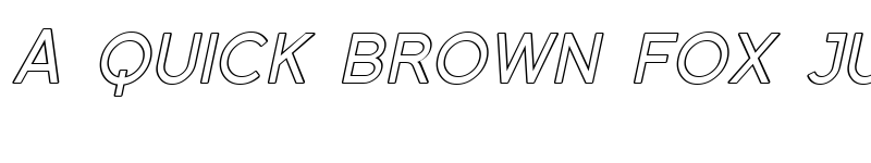 Preview of SF Florencesans SC Outline Italic font